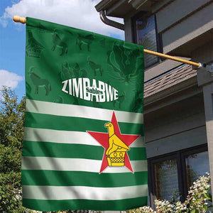 Rugby Zimbabwe Garden Flag Go Champions Sables - African Pride