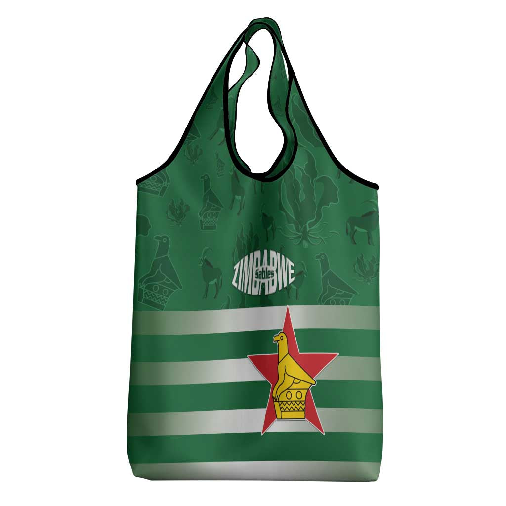 Rugby Zimbabwe Grocery Bag Go Champions Sables - African Pride