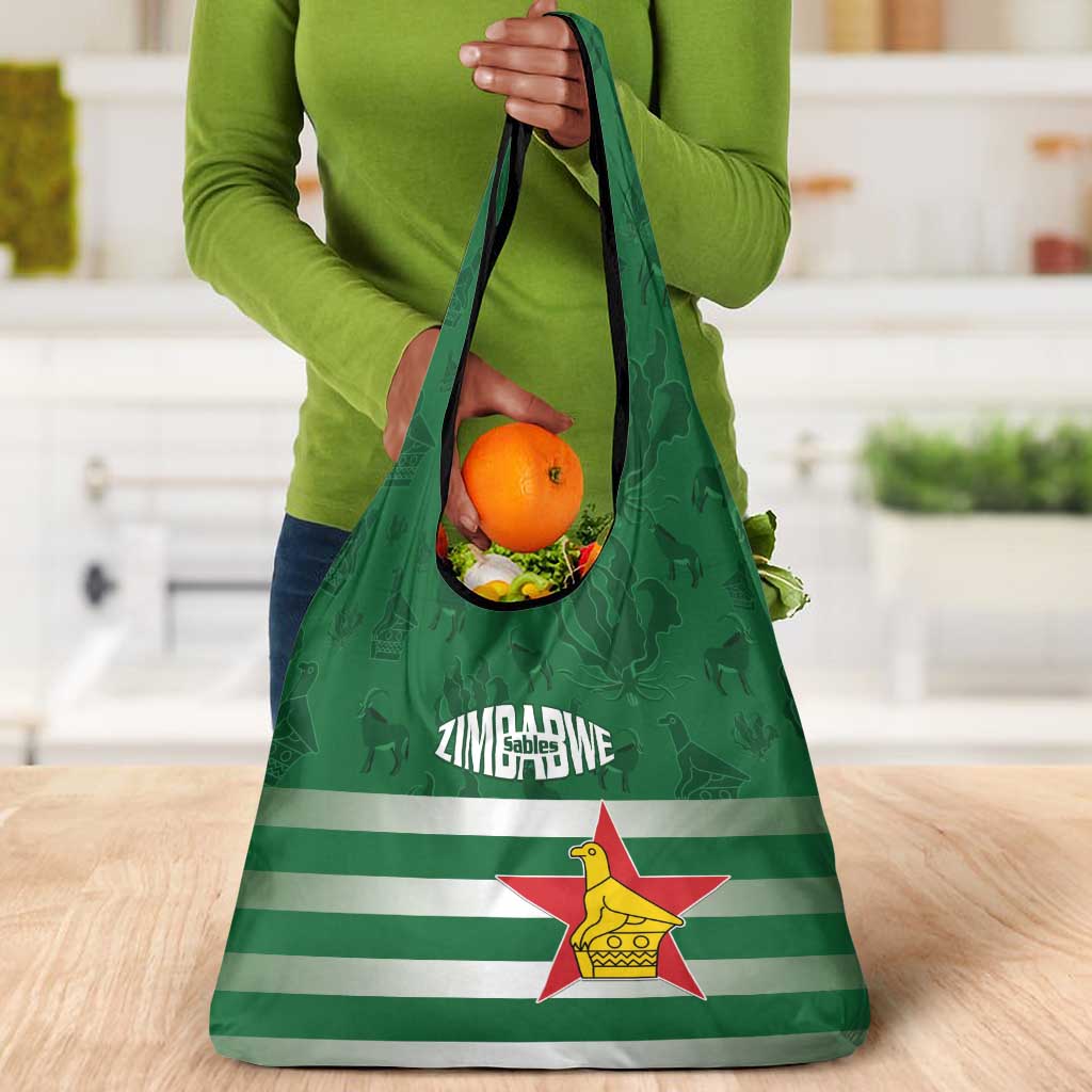 Rugby Zimbabwe Grocery Bag Go Champions Sables - African Pride
