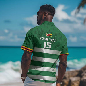 Rugby Zimbabwe Custom Hawaiian Shirt Go Champions Sables - African Pride