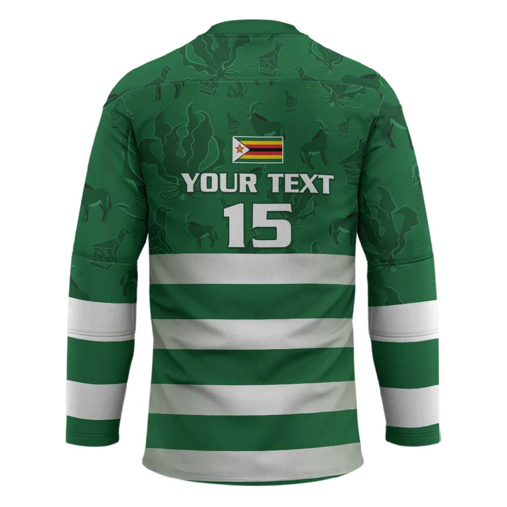 Rugby Zimbabwe Custom Hockey Jersey Go Champions Sables