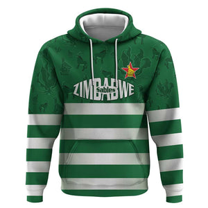 Rugby Zimbabwe Custom Hoodie Go Champions Sables - African Pride