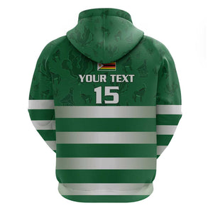 Rugby Zimbabwe Custom Hoodie Go Champions Sables - African Pride