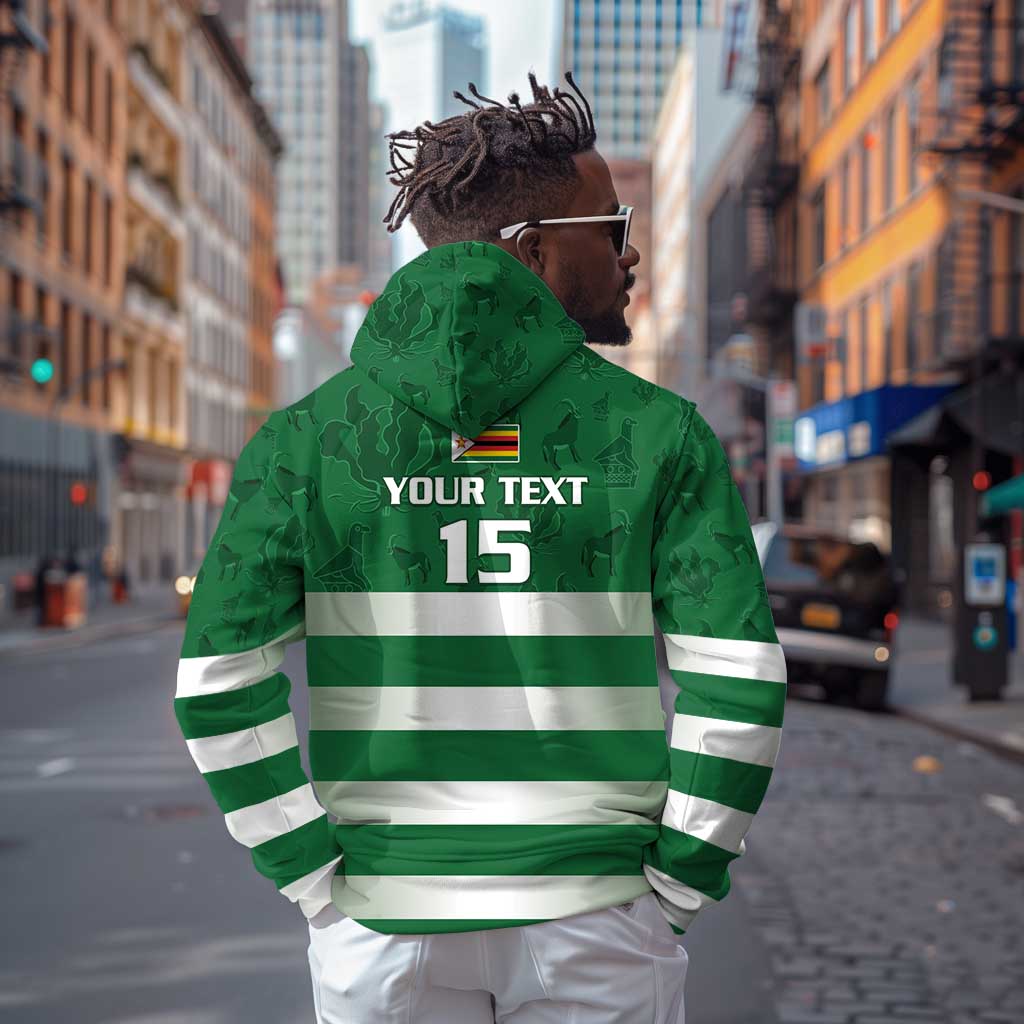 Rugby Zimbabwe Custom Hoodie Go Champions Sables - African Pride