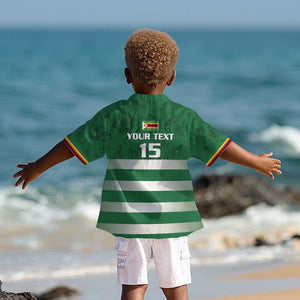 Rugby Zimbabwe Custom Kid Hawaiian Shirt Go Champions Sables - African Pride