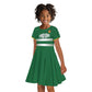 Rugby Zimbabwe Custom Kid Short Sleeve Dress Go Champions Sables - African Pride