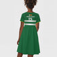 Rugby Zimbabwe Custom Kid Short Sleeve Dress Go Champions Sables - African Pride