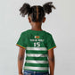 Rugby Zimbabwe Custom Kid T shirt Go Champions Sables - African Pride