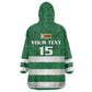 Rugby Zimbabwe Custom Kid Wearable Blanket Hoodie Go Champions Sables - African Pride
