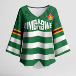 Rugby Zimbabwe Custom Kimono Sleeve Blouse Go Champions Sables