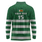 Rugby Zimbabwe Custom Long Sleeve Polo Shirt Go Champions Sables - African Pride