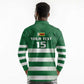 Rugby Zimbabwe Custom Long Sleeve Polo Shirt Go Champions Sables - African Pride