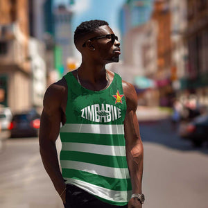 Rugby Zimbabwe Custom Men Tank Top Go Champions Sables - African Pride
