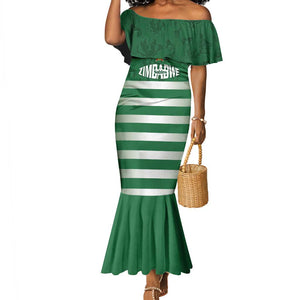Rugby Zimbabwe Custom Mermaid Dress Go Champions Sables - African Pride