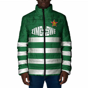 Rugby Zimbabwe Custom Padded Jacket Go Champions Sables