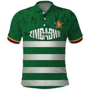 Rugby Zimbabwe Custom Polo Shirt Go Champions Sables - African Pride