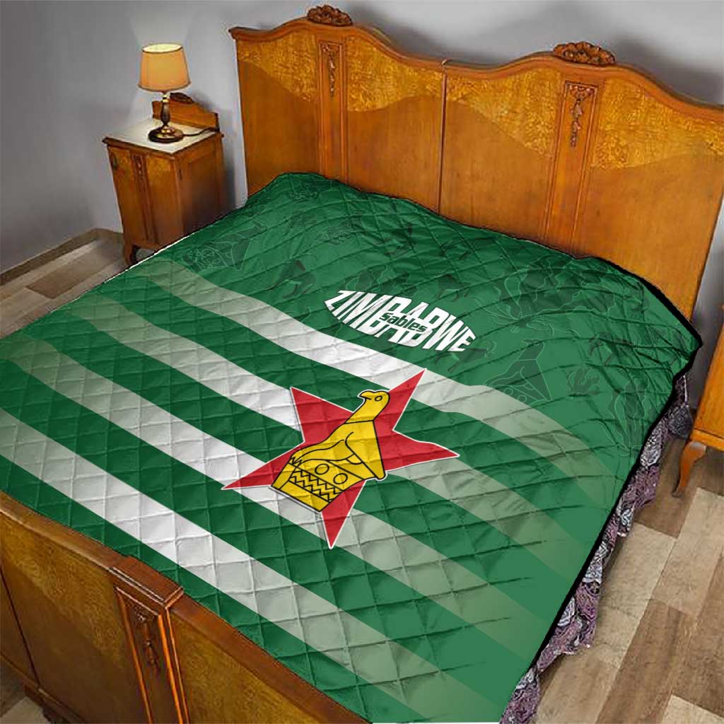 Rugby Zimbabwe Quilt Go Champions Sables - African Pride