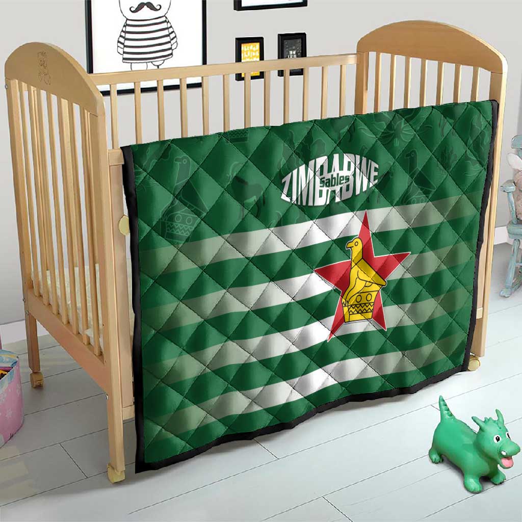 Rugby Zimbabwe Quilt Go Champions Sables - African Pride