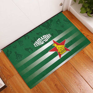 Rugby Zimbabwe Rubber Doormat Go Champions Sables - African Pride