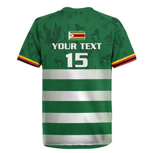 Rugby Zimbabwe Custom Rugby Jersey Go Champions Sables - African Pride