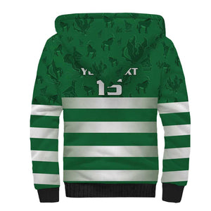 Rugby Zimbabwe Custom Sherpa Hoodie Go Champions Sables - African Pride