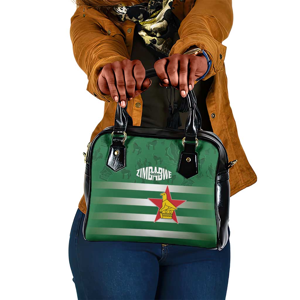 Rugby Zimbabwe Shoulder Handbag Go Champions Sables - African Pride