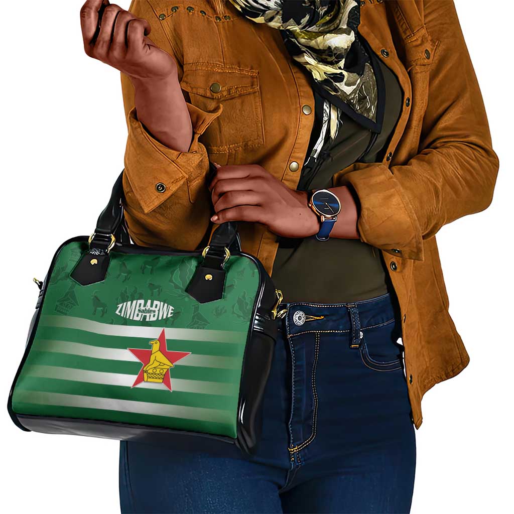 Rugby Zimbabwe Shoulder Handbag Go Champions Sables - African Pride