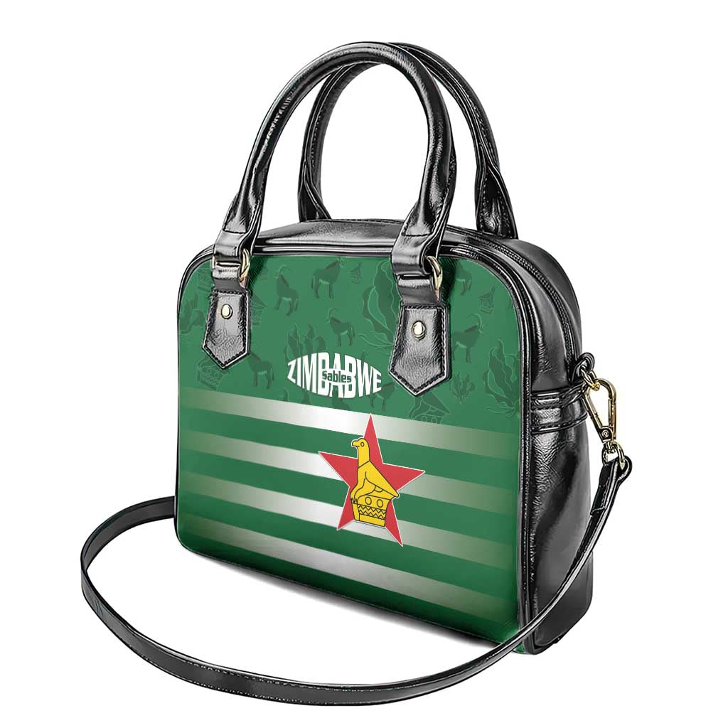 Rugby Zimbabwe Shoulder Handbag Go Champions Sables - African Pride