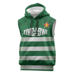 Rugby Zimbabwe Custom Sleeveless Hoodie Go Champions Sables - African Pride