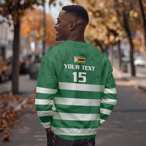 Rugby Zimbabwe Custom Sweatshirt Go Champions Sables - African Pride