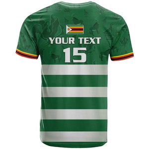 Rugby Zimbabwe Custom T shirt Go Champions Sables - African Pride