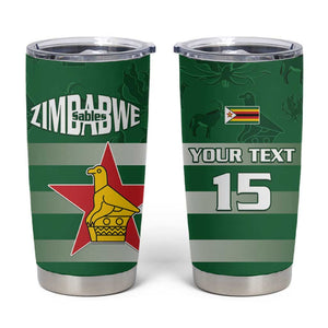 Rugby Zimbabwe Custom Tumbler Cup Go Champions Sables - African Pride