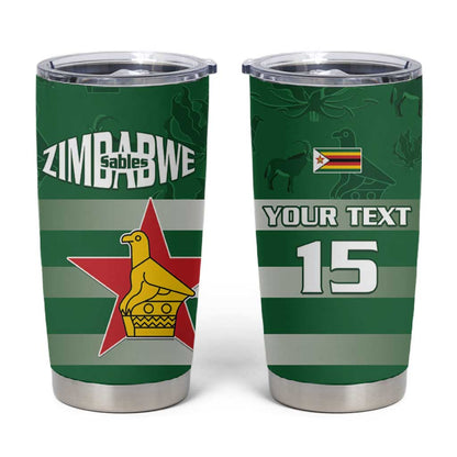 Rugby Zimbabwe Custom Tumbler Cup Go Champions Sables - African Pride