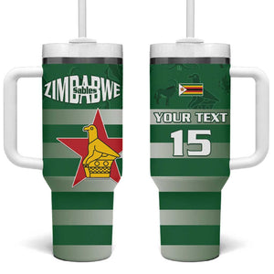 Rugby Zimbabwe Custom Tumbler With Handle Go Champions Sables - African Pride