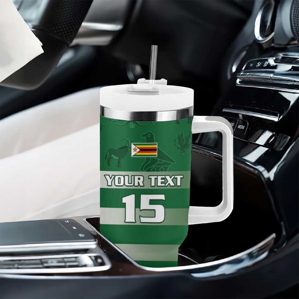 Rugby Zimbabwe Custom Tumbler With Handle Go Champions Sables - African Pride