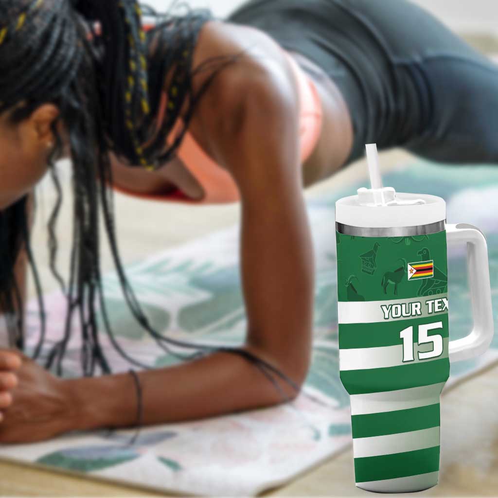 Rugby Zimbabwe Custom Tumbler With Handle Go Champions Sables - African Pride