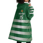 Rugby Zimbabwe Custom Wearable Blanket Hoodie Go Champions Sables - African Pride