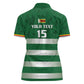 Rugby Zimbabwe Custom Women Polo Shirt Go Champions Sables - African Pride