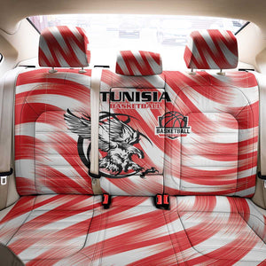 Afro Basketball Tunisia Back Car Seat Cover Go Eagles of Carthage - African Pride