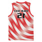 Afro Basketball Tunisia Custom Basketball Jersey Go Eagles of Carthage - African Pride