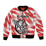 Afro Basketball Tunisia Custom Bomber Jacket Go Eagles of Carthage - African Pride