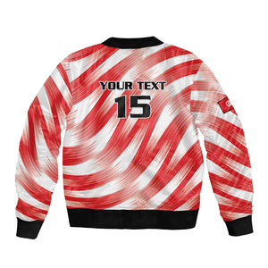 Afro Basketball Tunisia Custom Bomber Jacket Go Eagles of Carthage - African Pride
