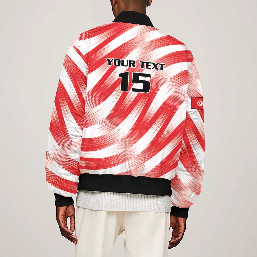 Afro Basketball Tunisia Custom Bomber Jacket Go Eagles of Carthage - African Pride