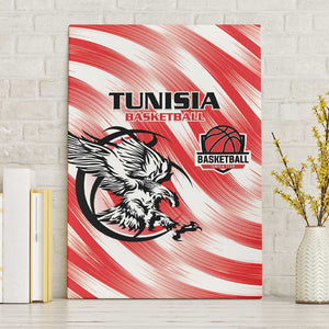 Afro Basketball Tunisia Canvas Wall Art Go Eagles of Carthage - African Pride
