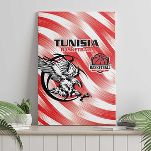 Afro Basketball Tunisia Canvas Wall Art Go Eagles of Carthage - African Pride