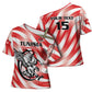Custom Tunisia Basketball Cross Shoulder Shirt Go Eagles of Carthage