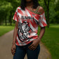 Custom Tunisia Basketball Cross Shoulder Shirt Go Eagles of Carthage
