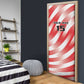 Custom Tunisia Basketball Door Cover Go Eagles of Carthage