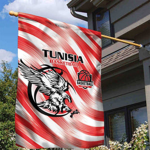 Afro Basketball Tunisia Garden Flag Go Eagles of Carthage - African Pride