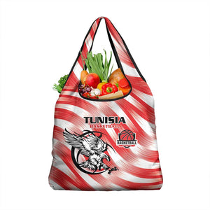 Afro Basketball Tunisia Grocery Bag Go Eagles of Carthage - African Pride